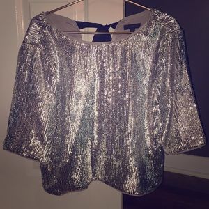 WOW!! All sequin J. Crew Party Top